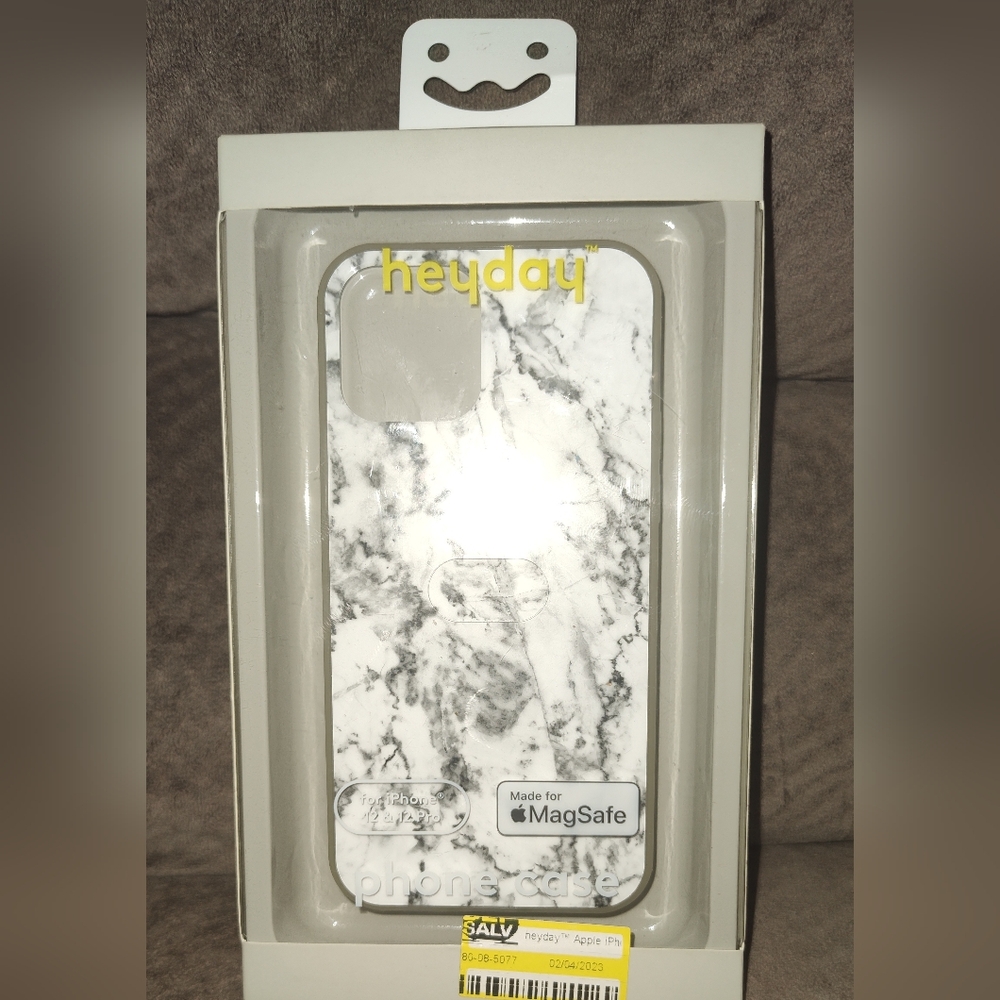 Heyday Gray Marble Phone Case For 12/12 Pro Made For Magsafe